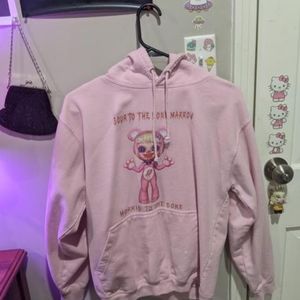 Jazmin Bean pink bear hoodie